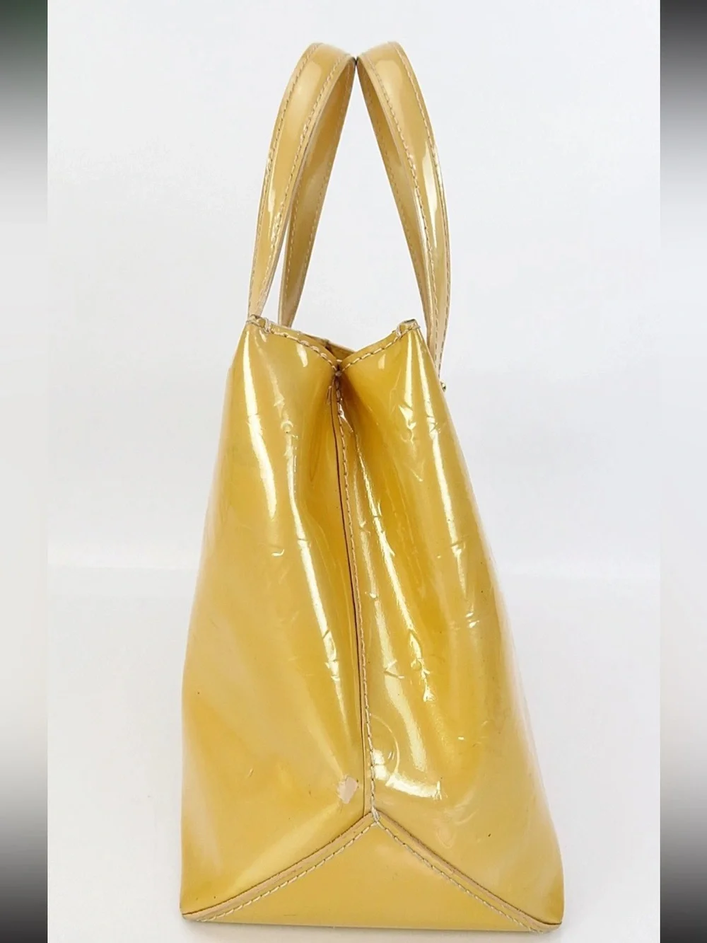 Louis Vuitton Glossy Yellow Monogram Vernis Tote